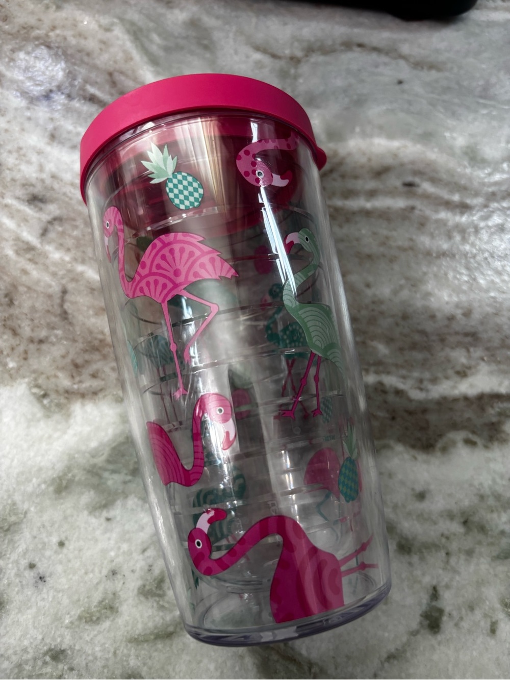 Tervis Pink Flamingo Pineapple Tumbler with Lid